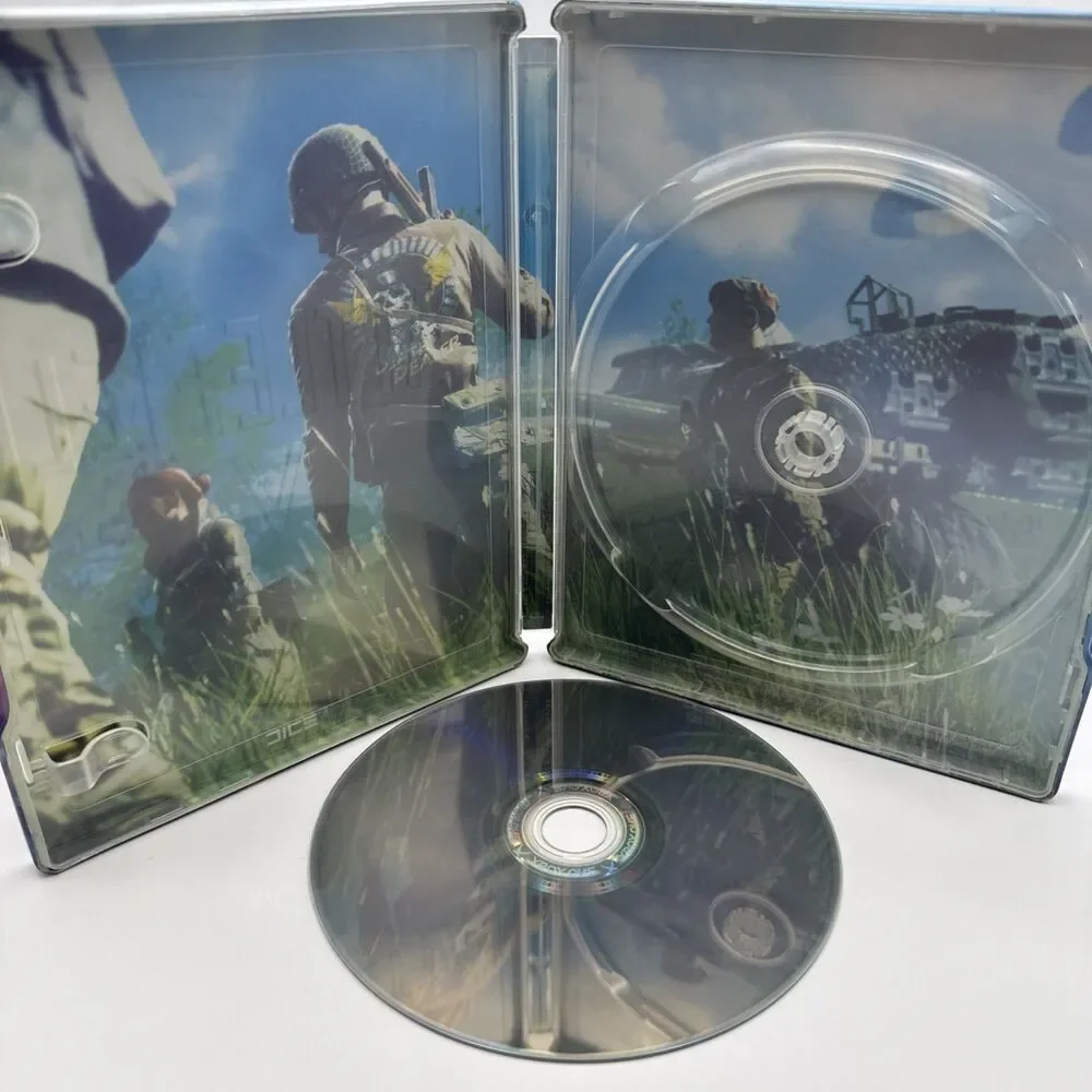 Battlefield V Steelbook Collector Case - W/ Game - Tested & Works!